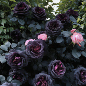Роза Черная купить по цене от 450р. в интернет-магазине «Посадика» с доставкой почтой в в Якутске и по всей России – [изображение №1].