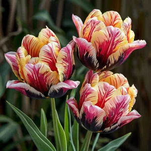 Тюльпан Роял Гарнит купить по цене от 425р. в интернет-магазине «Посадика» с доставкой почтой в в Якутске и по всей России – [изображение №1].