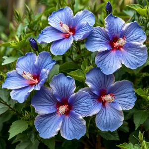 Гибискус садовый Блуминг Квин купить по цене от 259р. в интернет-магазине «Посадика» с доставкой почтой в в Якутске и по всей России – [изображение №1].