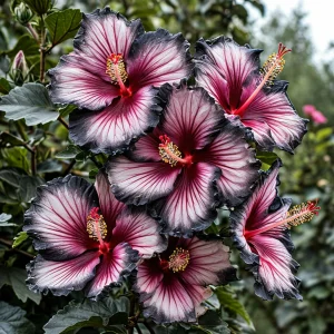 Гибискус садовый Самер Бридж купить по цене от 306р. в интернет-магазине «Посадика» с доставкой почтой в в Якутске и по всей России – [изображение №1].