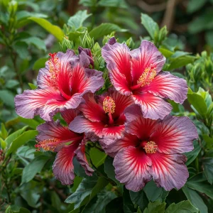 Гибискус Кримсон Флейм купить по цене от 479р. в интернет-магазине «Посадика» с доставкой почтой в в Якутске и по всей России – [изображение №1].